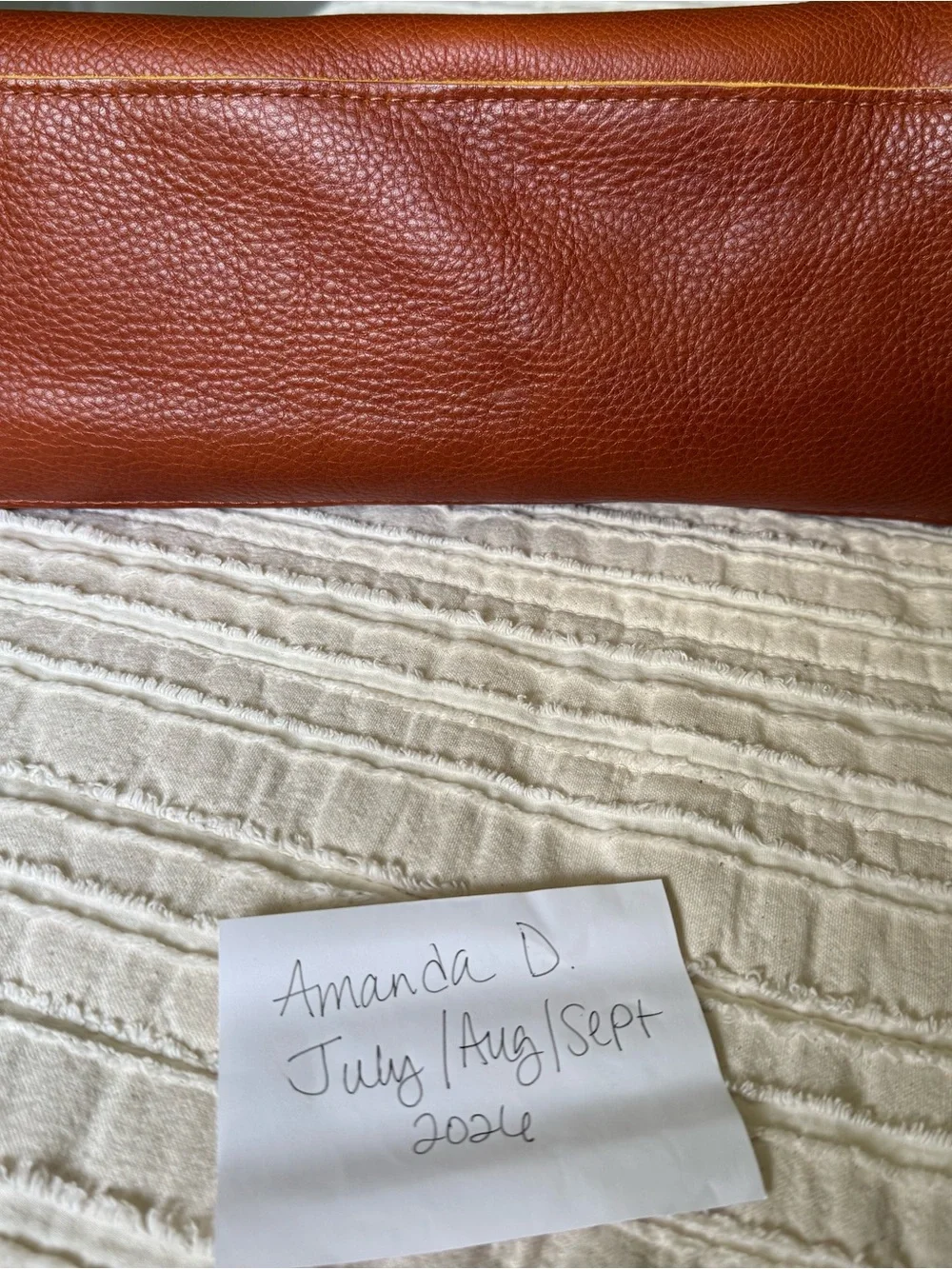 NWOT Portland Leather Goods Oversized Naomi in Sienna - Picture 3 of 7